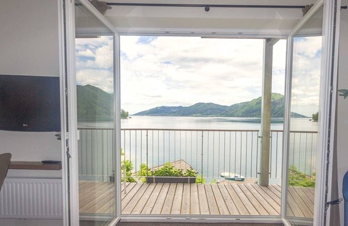 Unterach am Attersee House | Double room Landhaus B with balcony and lake view - Attersee 7 - Hotel STADLER am Attersee, Ihr
