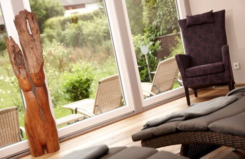 Meerfeld House | Double room "Maarblick" shower/WC/balcony - NaturPurHotel Maarblick