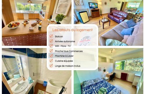 Ramonville-Saint-Agne Apartment | " Douceur Jasmin " Balcon - 7 pers - Wifi - TV