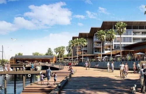 Shell Cove Apartment | Downstairs is the Marina where you could go on a beautiful walk.