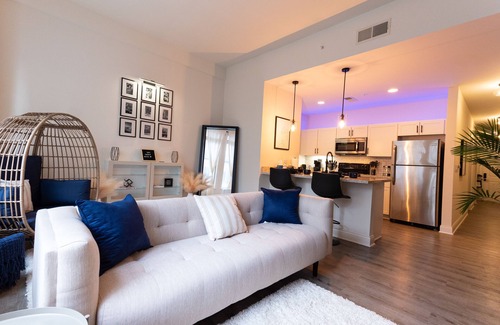 Wholesale District Apartment | Downtown Contemporary Haven