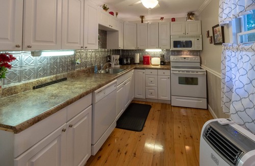 Sylva House | Downtown, dog-friendly, Dillsboro home w/fireplace - front porch & back deck
