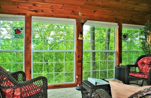 Helen House | Downtown Helen with Gorgeous Mountain Views on Same Street as Mountain Coaster!