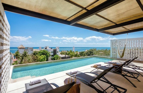 Puerto Morelos Apartment | Dream and Rest | Rooftop + Pool + Mexican Design