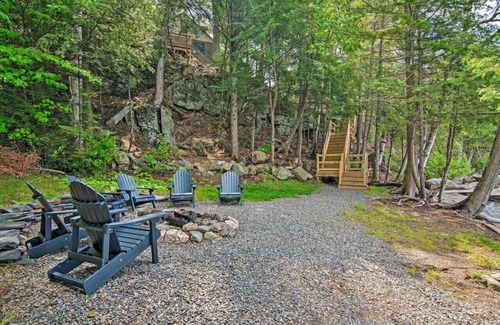 Greenville Cabin | Drew North · 2-Acre Lakefront Haven | Dock, Kayaks, Guest House