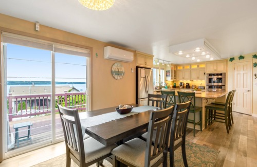 Camano Island House | Driftwood Hideaway | Gourmet Kitchen, Large Deck with Sound Views, EV Charger