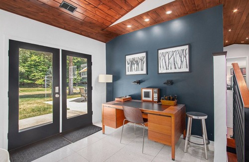 Holland House | Dunes Lodge is a newly-restored mid-century modern home in Laketown, Michigan