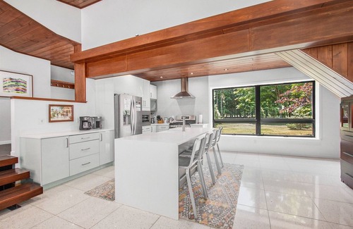 Holland House | Dunes Lodge is a newly-restored mid-century modern home in Laketown, Michigan