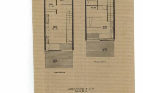 Arc-1600 Apartment | Duplex 2 pièces 7 pers avec balcon, proche pistes et commerces à Arc 1600 - FR-1-411-159