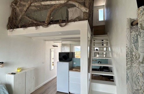 Corse-du-Sud Apartment | Duplex apartment with sea and pool view, 5-minute walk from the beach