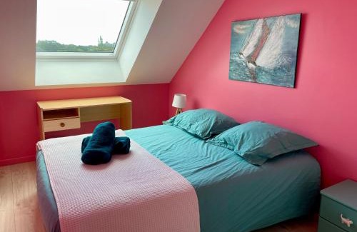 Guerande Apartment | Duplex confortable, piscine, proche plage/Jumping