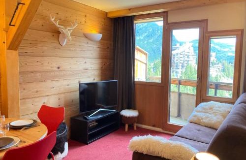 Avoriaz Apartment | Duplex cosy 2 pièces cabine, balcon sud, 6 pers., animaux OK, Wi-Fi - FR-1-634-60