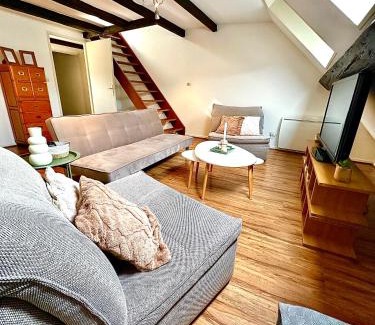 Thionville Apartment | Duplex cosy en hypercentre de Thionville - 3min à pied de la gare