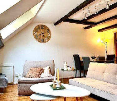 Thionville Apartment | Duplex cosy en hypercentre de Thionville - 3min à pied de la gare