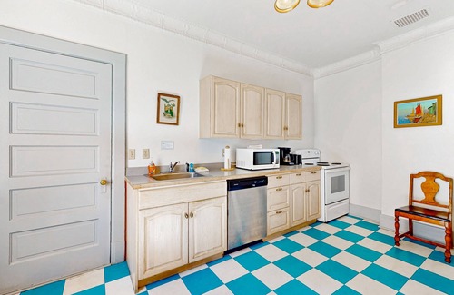 Coupeville House | Duplex cottage next to Fort Casey State Park with porch & Puget Sound view