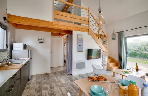 Penmarch Ski Chalet | Duplex for 6 - 100m from Pors Carn beach- Surf