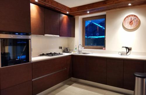Les Houches Apartment | Duplex with garden Mountain view
