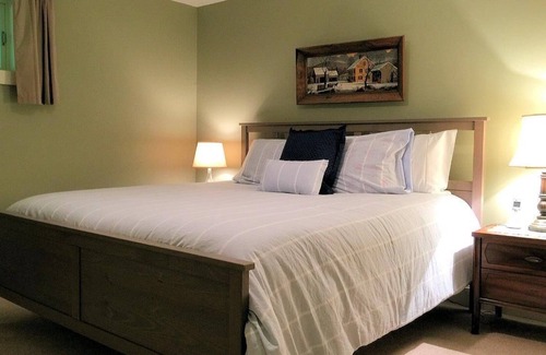 Bromley Mountain Condo | Easy access to Plaza trail from this Bromley Birches condo