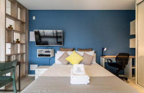 Campo Belo Apartment | Easy Star - Studio encantador ao lado Aero - LJ01H