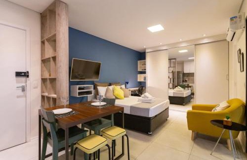 Campo Belo Apartment | Easy Star - Studio encantador ao lado Aero - LJ01H