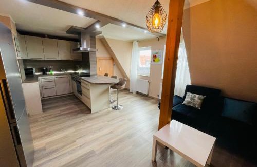 Bad Oeynhausen Apartment | EasyStay#3 Comfort Suite Ferienwohnung in Kliniknähe mit Boxspringbett & Netflix