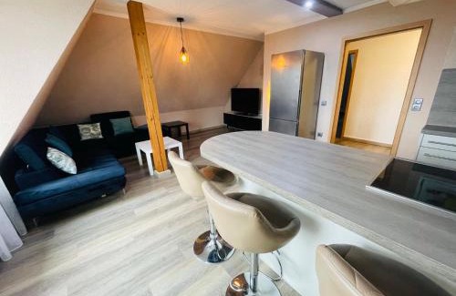 Bad Oeynhausen Apartment | EasyStay#3 Comfort Suite Ferienwohnung in Kliniknähe mit Boxspringbett & Netflix