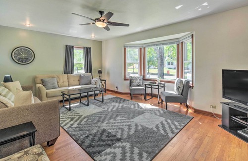 Eau Claire House | Eau Claire Home w/ Fire Pit < 2 Mi to Dtwn!