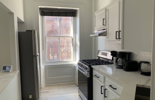 Mount Vernon Apartment | Eclectic, Bold, & Cozy 1-Bedroom Apartment in Artsy Neighborhood