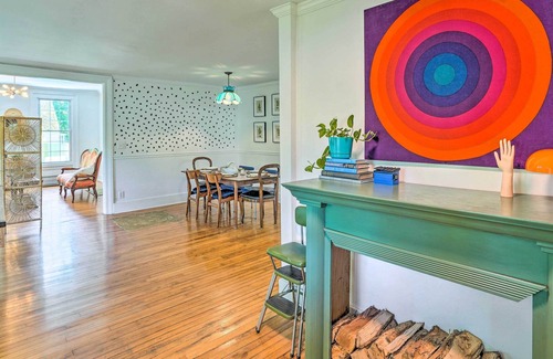 Troy House | Eclectic Troy Home w/ Hot Tub - Pet Friendly!