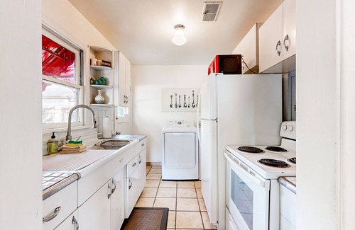 East End House | Eclectic vintage duplex home close to downtown, hiking trails, & event center