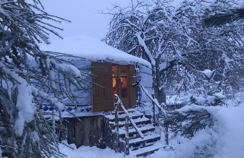 Saint-Antheme RV Rental | Eco Yourte Les Airelles