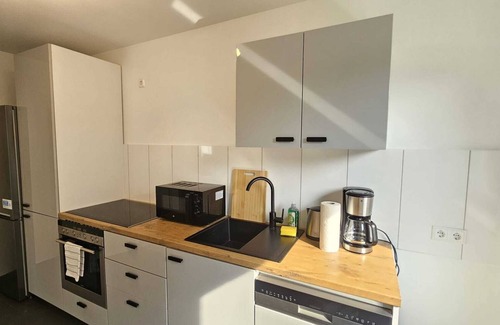 Rheine Apartment | Ecocube Apartment in Rheine, 2 Bedroom, Kitchen, Livingroom, Washing Machine