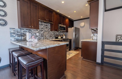 June Lake Condo | Edgewater #16, Condominium with both lake and mountan views!