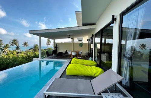 Hua Thanon Villa | Effet Mer, villa G 3 chambres, piscine et vue mer