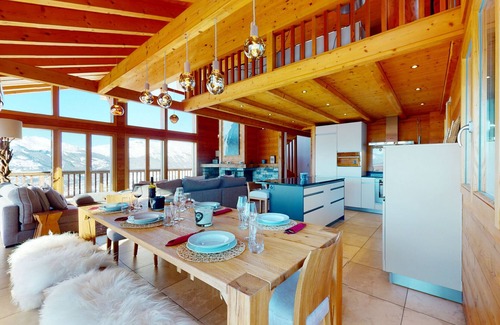 Veysonnaz Ski Chalet | Egg SAUNA & LUXURY chalet 16 pers