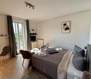 Rheinsberg Apartment | Einraumapartment im Erdgeschoss mit Seeblick