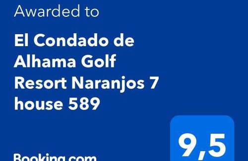 Alhama de Murcia Apartment | El Condado de Alhama Golf Resort Naranjos 7 house 589