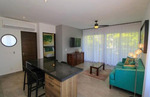 Akumal Apartment | Elegant 2BR Home in Sirenis with Pool BBQ Pkng close to the Beach