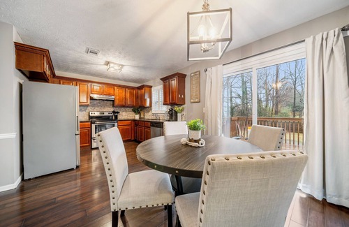 Lawrenceville House | Elegant 3-Bedroom Home w/Private Fenced Backyard
