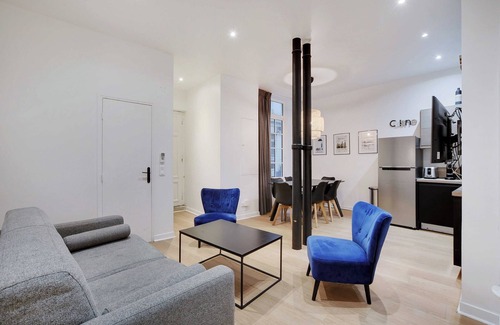 Les Halles Apartment | Elegant Apartment - 2bd/6p - Hotel de Ville