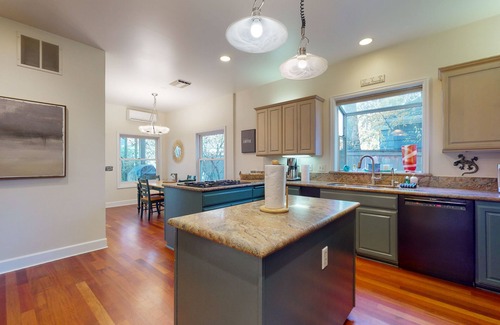 North Admiral House | Elegant dog-friendly home near Seattle Aquarium with game room, fireplace & W/D