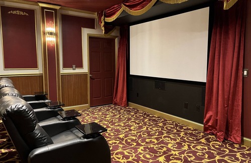 Mars Hill House | Elegant Home Theater and Themed Rooms Mountain Retreat Sleeps 12