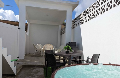 Hato Abajo Apartment | Elegant Ocean-Front Apartment, PRIVATE Jacuzzi, BBQ