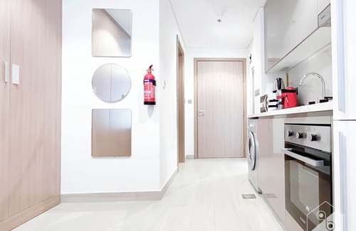 Nad Al Sheba Apartment | Elegant Studio With Balcony on the Riviera Dubai