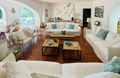 Porto Ercole Villa | Elegant white mediterranean villa, PRIVATE beach in an exclusive gated community