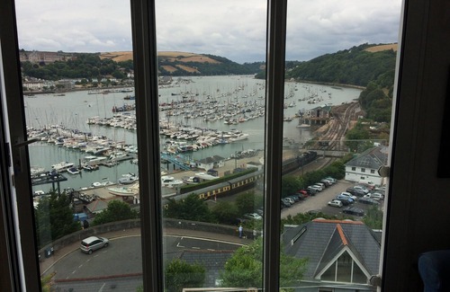 Dartmouth Apartment | Elevated apartment with Superb Views up the beautiful River Dart. Sleeps 4