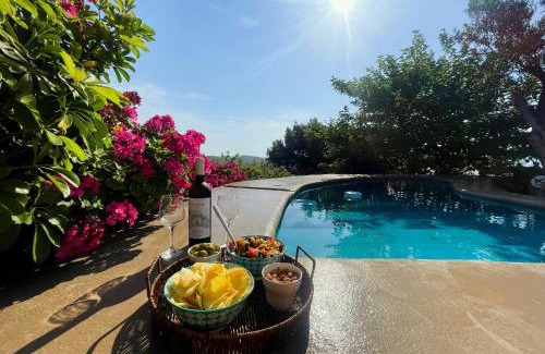 Andros House | Elissavet Cycladic Stone House with private pool, nice view and fantastic sunsets