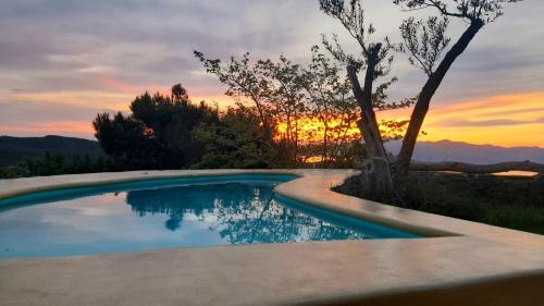 Andros House | Elissavet Cycladic Stone House with private pool, nice view and fantastic sunsets