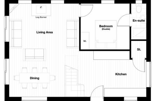 Farley House | Ellastone, woodland lodge with hot tub for 8