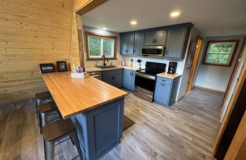 Little Valley Ski Chalet | Ellicottville Newly Remodeled A-Frame 4.7 Miles From the Village with a hot tub!